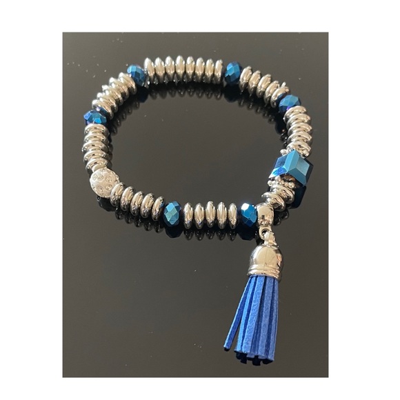 Nopinchy Jewelry - Nopinchy Leather Tassel No Pinch Bracelet